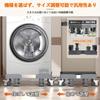 Washing Machine Stand with Waterproof Raised 4 8 Adjustable Height Adjustable Stainless Steel Sound and Vibration 500kg Load Brake Casters, Pan,