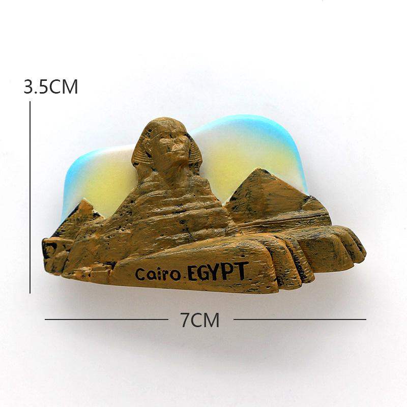 Magnetic Refrigerator Paste Resin Building Souvenir Tourists Prague Square Bhutan Santiago Chile Fridge Magnets Room Decoration