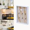Wall Mount Wooden Key Holder Rustic Cabinet Key Rack Wall Decor Key Hook  Bedroom