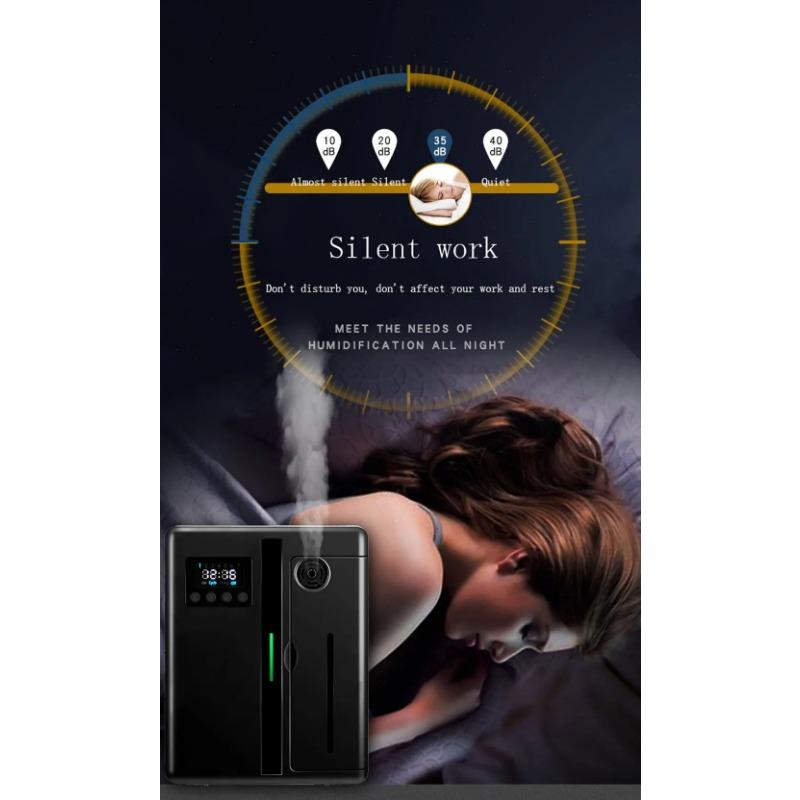 Raumduft-Diffusor zur Wandmontage, Hotel-Lufterfrischer, Bluetooth-Aroma-Diffusor für ätherische Öle, elektrischer Geruch für Zuhause