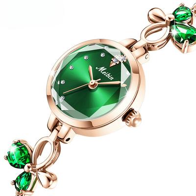 Fashion Bracelet Women's Watch Temperament Cut Small Dial Quartz Butterfly Rhinestone Bracelet Watch