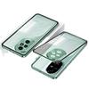 Honor 400pro Metal Frame Phone Case: Snap-Button, Frosted Back, Protective Mirror.
