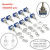 10sets 20sets 50 Sets Toggle Switch MTS-103 ON / OFF / ON Mini Power Button Switch Lever Switch Blue