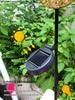 Antique Iron Art Solar Garden Lights: Moon & Sun Design Landscape Spotlight