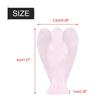 Pink   Quartz Carved Angel Decoration Healing Stone Gemstone Decor, Perfect Gift for Family Friends