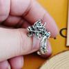 Trendy Retro Ring Dragon Men's Open Dragon Pattern Ring Domineering Dragon-shaped Coiled Dragon Index Finger Ring
