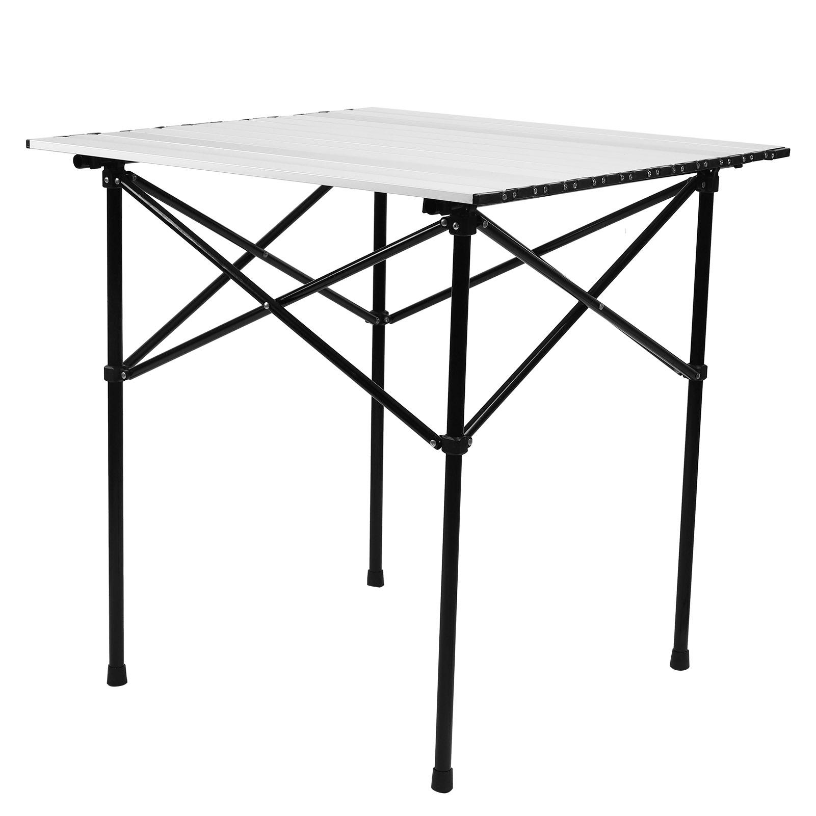 

Portable Lightweight Aluminum Alloy Camping Foldable Square Table with Storage Bag