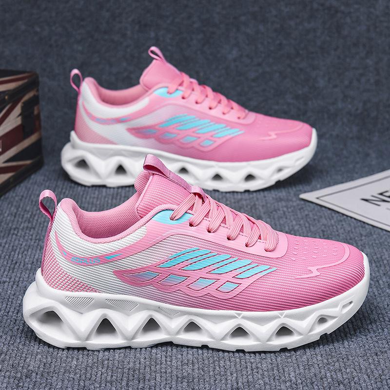 Men's Running Shoes Breathable Cushioning Luxury Shoes Couple Non-Slip Outdoor Sneakers Race Trainer Shoes Mesh Off-road Fashion