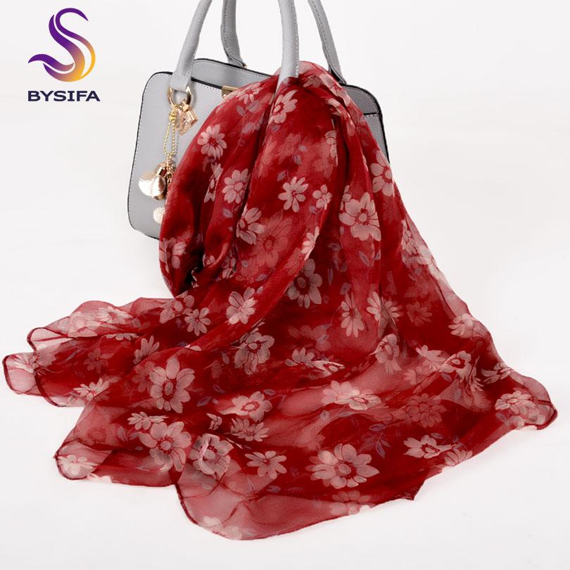 

Pink Orange Silk Scarf New Design Long Female Scarves Printed 170*105cm Spring Autumn Fashion Accessories Women Silk Scarf