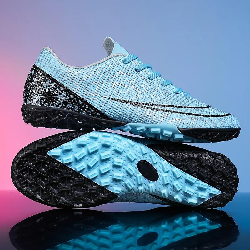 Yeni Erkek Futbol Ayakkabıları Kramponlu Uzun Çivili Antrenman Nefes Alabilen Spor Ayakkabıları Salon Futbol Ayakkabıları Dropshipping Sıcak Satış Ultra Hafif