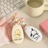 Winnie the Pooh Key Case Car Key Holder Bag Key Case Key Holder Key Cover Coin Purse Multifunctional Mini Key Bag PU Leather Zipper Bag Decorativ