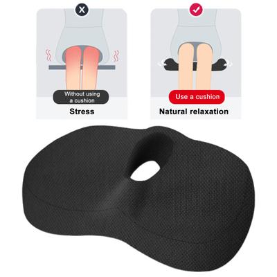 Buttocks Cushion Hemorrhoid Seat Pad Not Stuffy Tailbone Pressure Relief Memory Foam