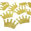 Crown Confetti 12pcs 4.7 inches Centerpieces for Baby Shower Decorations Birthday Party Supplies 1st Birthday Table Decor (Gold Glitter)
