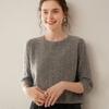 2025 Cashmere Cable Knit Round Neck Loose Sweater