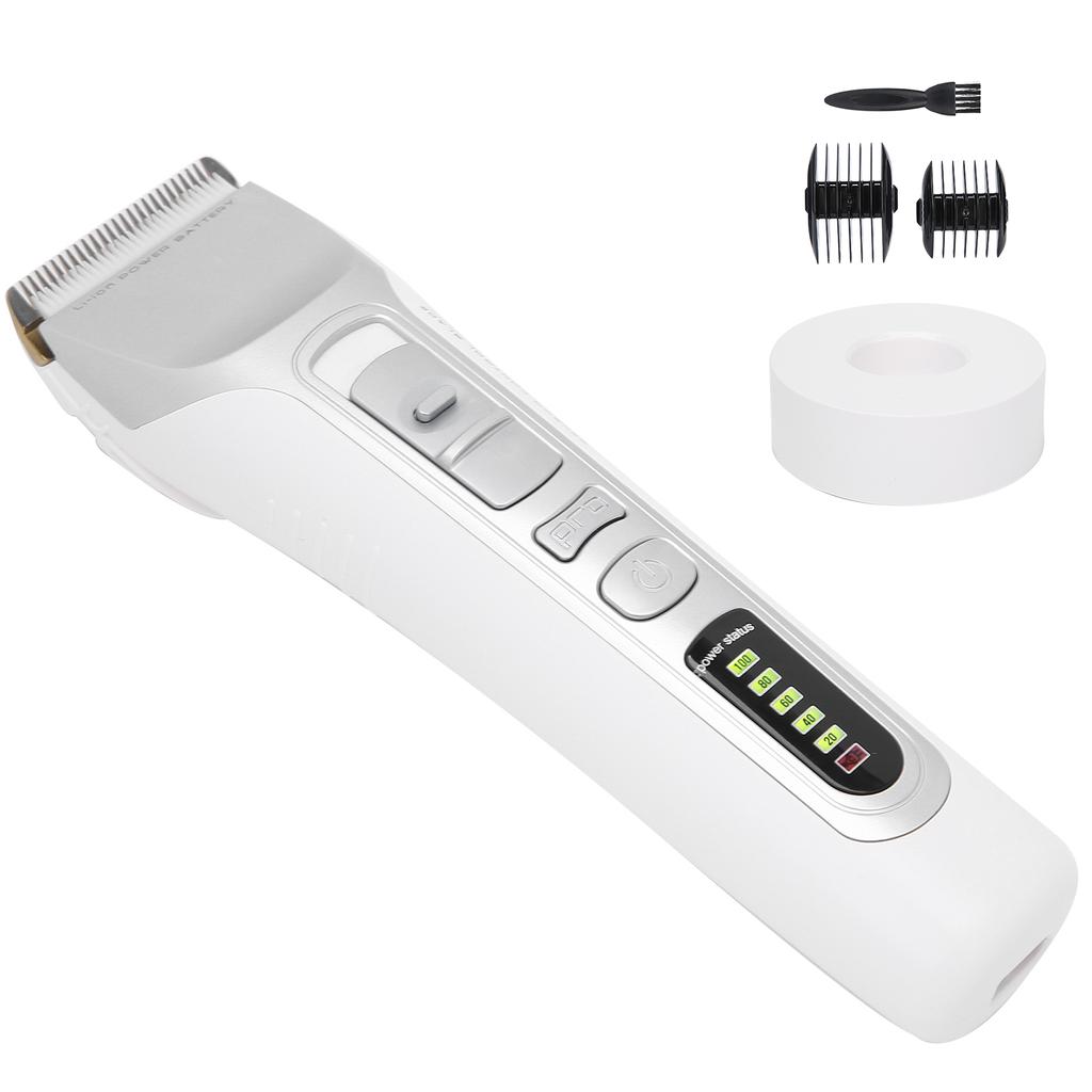 Men Electric Hair Clipper Limit Combs LCD Display Hair Trimmer Cutter