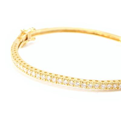 [F6893] - Gold Plated Bracelet 'Diane'