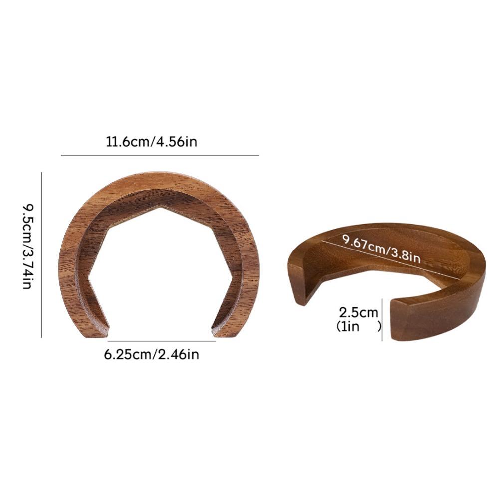 Walnut Wood Grouphead Ring Heat Proof Heat Resistance Ring  Coffee Machine Maintenance