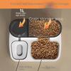 Large Capacity Automatic Cat Food Dispenser Drinking Water Bowl Pet Supplies Wet and Dry Separation Dog Food Container Dispenser