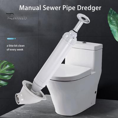 Sewer Pipe Dredger Toilet Strong Suction Effective Manual Dredging Device Vacuum Cleaning Tool Household Supplies Unchoke