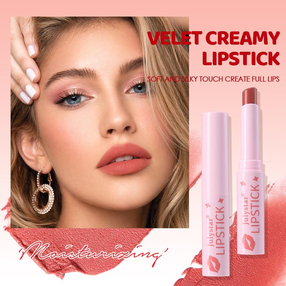 8 Colors Sexy Black Lipstick Waterproof Long Lasting Color Rendering Non-stick Velvet Lipstick Pencil Woman Makeup Cosmetics