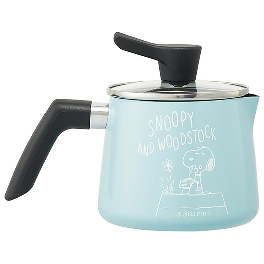 Skater Multi-Pot, 1.3L, for Gas Stoves, 7-in-1, All-Purpose Pot, Rice Cooker, Milk Pan, Deep Fryer, Saucepan, Snoopy Design, ANMP1-A