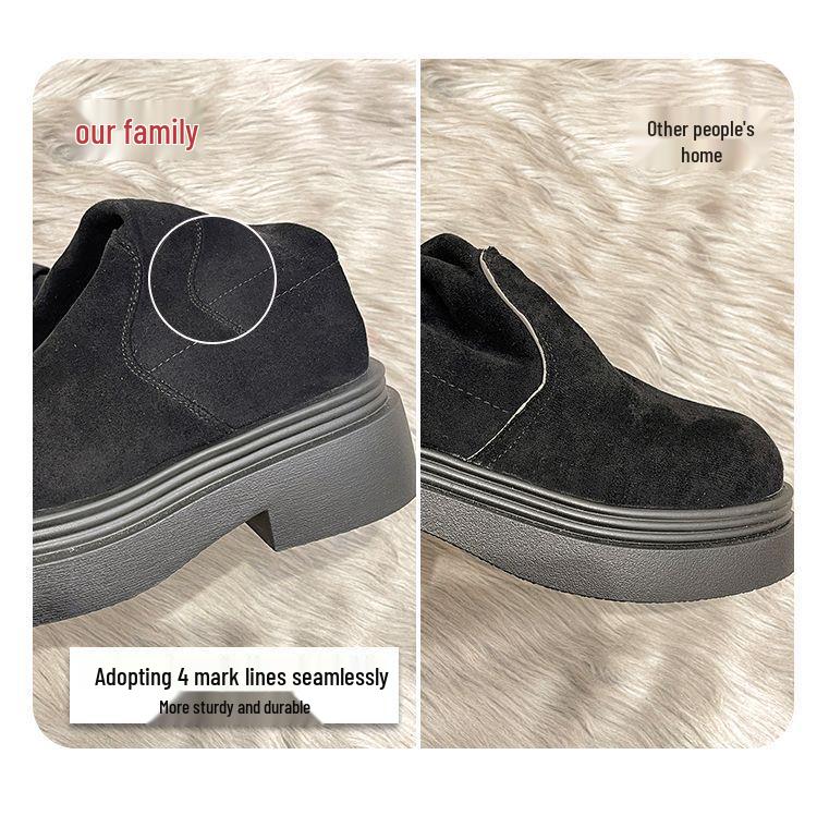 Women's 2025 Aut/Win Thick-Soled Over-the-Knee Foldable Knight Boots - Chunky Heel in Black/Khaki