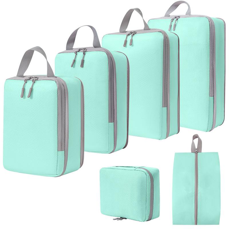 Compression Travel Storage Set: Washable Organizer for Cosmetics, Shoes, and Clothes