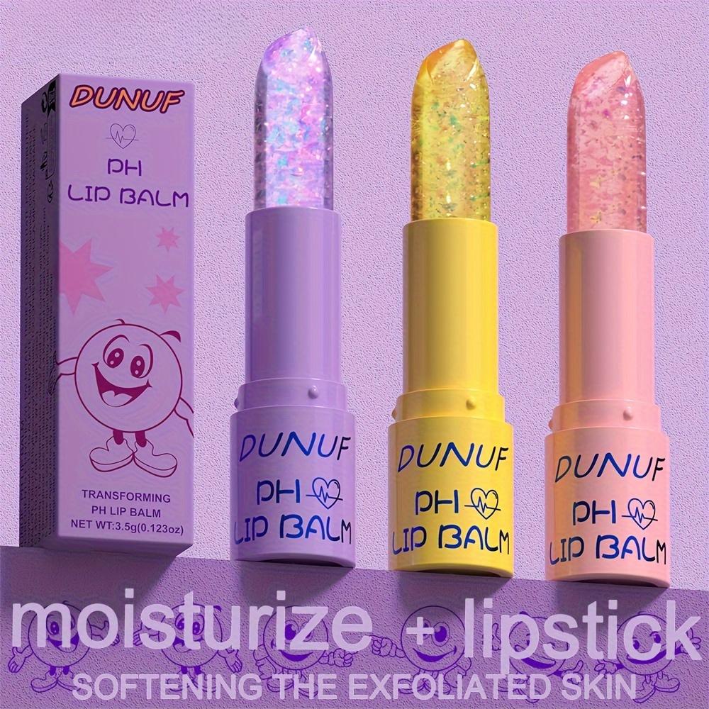 PH Lip Balm Moisturizing Tinted Lip Paste Glossy Finish with Mixed Color System Lip Oil Lightweight Hydrating Lipstick Complexion Enhancing Lip Gloss