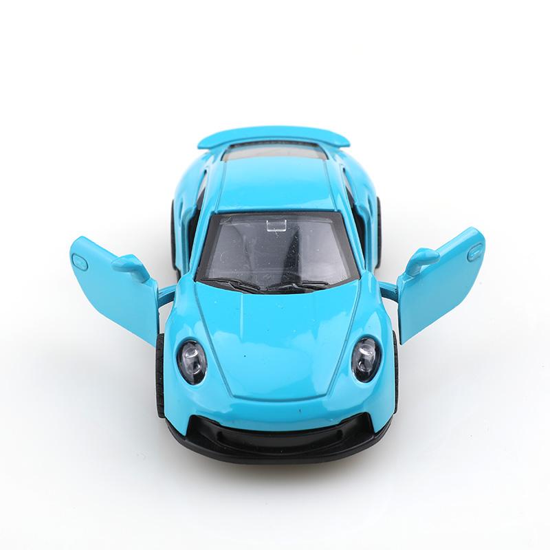 (Bagged) 1:43 Scale Replica 911 Alloy Pullback Racing Car, Die-cast Metal Car, Boy's Toy, Exquisite Mini Pocket Car