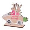 New Styles, Easter, Wooden Crafts, Rabbit Carrot Cart, Easter Rabbit Riding Bike, Wooden, Decorative Ornaments