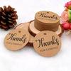 Geschenkanhänger: 100er-Pack Kraftbraun, Weiß & Schwarz 'Danke'-Etiketten für Partys & Hochzeiten