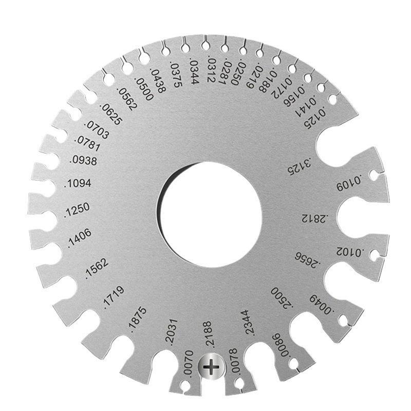 Stainless Steel Wire Gauge Weld Inspection Ruler and Thickness Gauge