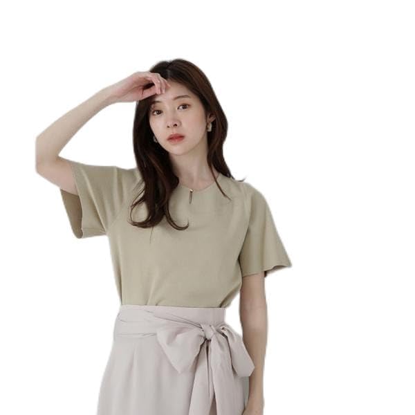 

Proportion Body Dressing Knitted Flared Sleeve Light Green Women s Sweater,