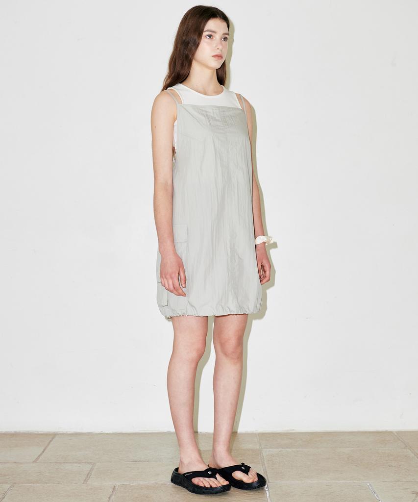 Slow Garments Parachute Mini Dress - Black