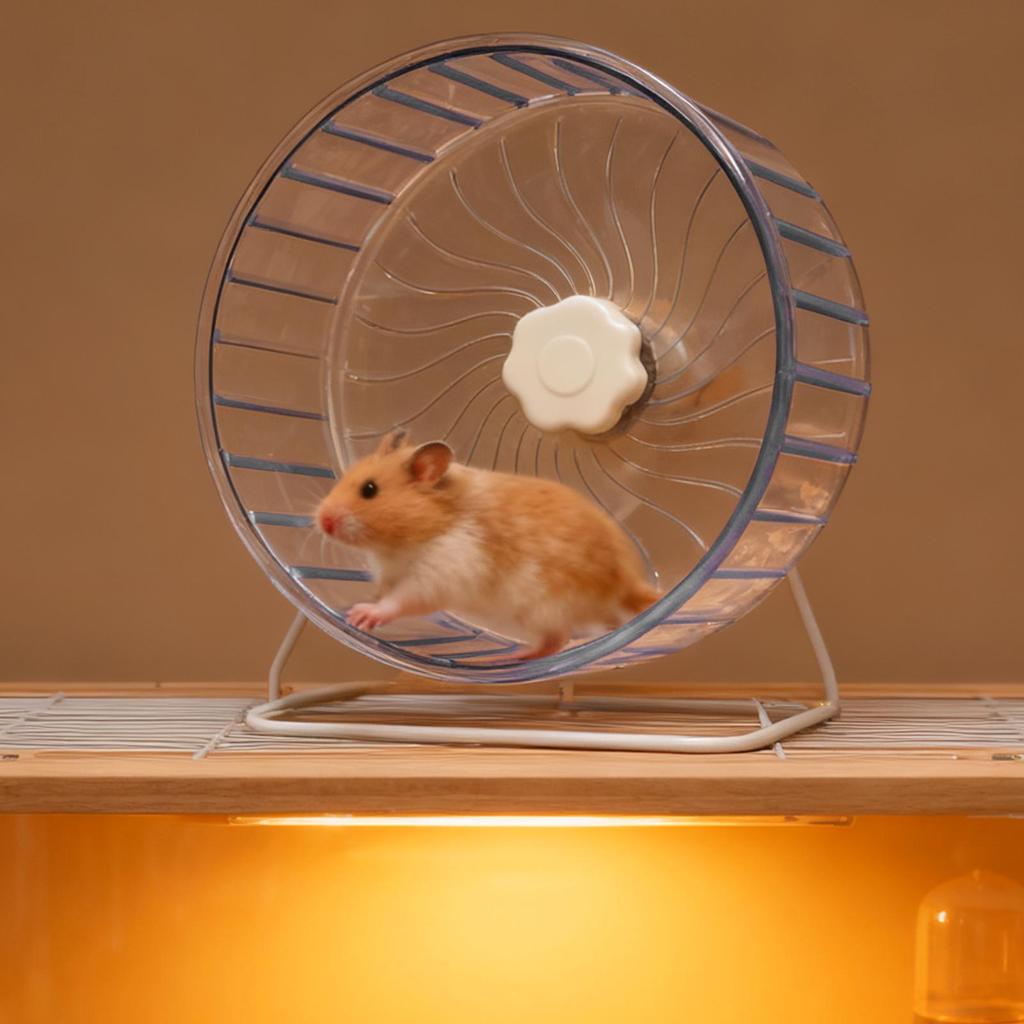 Quiet Spinner Gerbil Wheel With Double Bearing Gerbil Small Pets Running Wheel Can Installed In Pet Cages For Mice Dwarf Animals