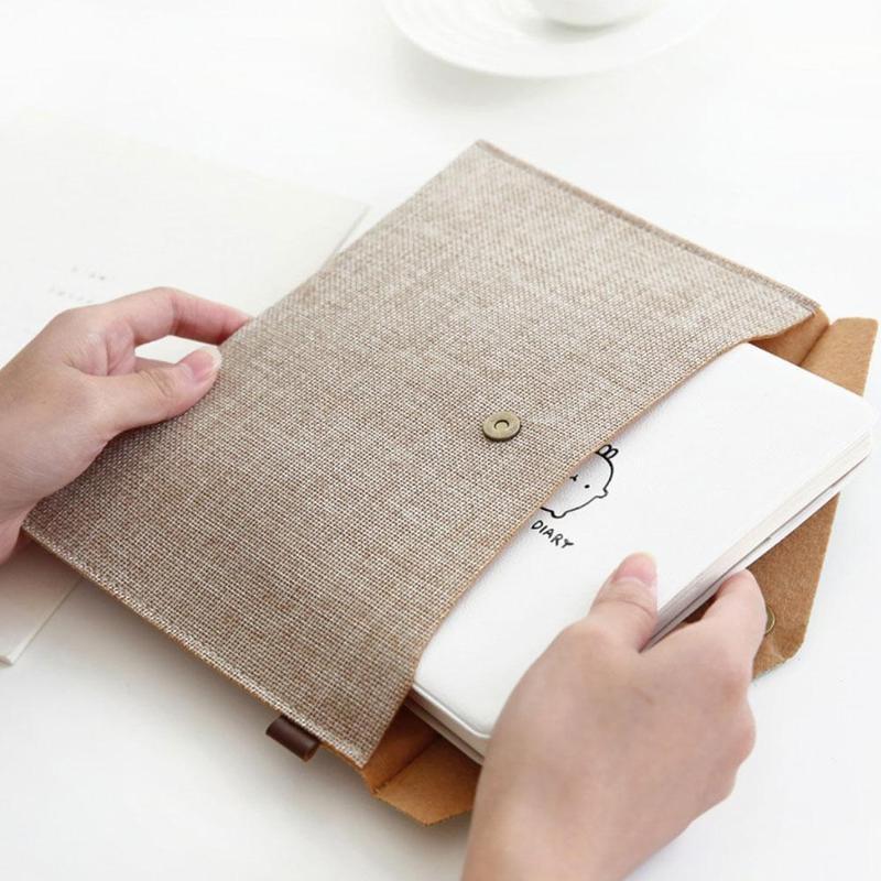 Папка для документов из искусственного льна офисная папка для документов S бежевый 627₽