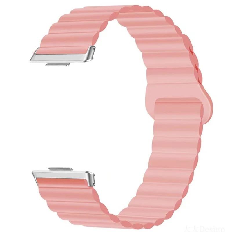 Silicone Sport Watchband For Huawei Watch Fit 4 Fit 4Pro Fit 3 Magnetic Loop Bracelet For Huawei Watch Fit3 Smartwatch Wristband
