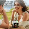 Metal Mechanical Bluetooth Speaker LED Display Screen RGB Desktop Subwoofer Wireless Loudspeaker Support Calendar Alarm Clock