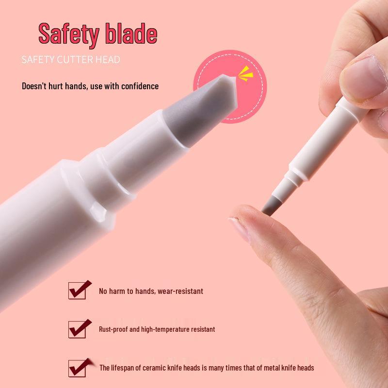 

Ceramic Craft Knife: Pen-Style for Paper Cutting and Engraving. Replacement Cutter