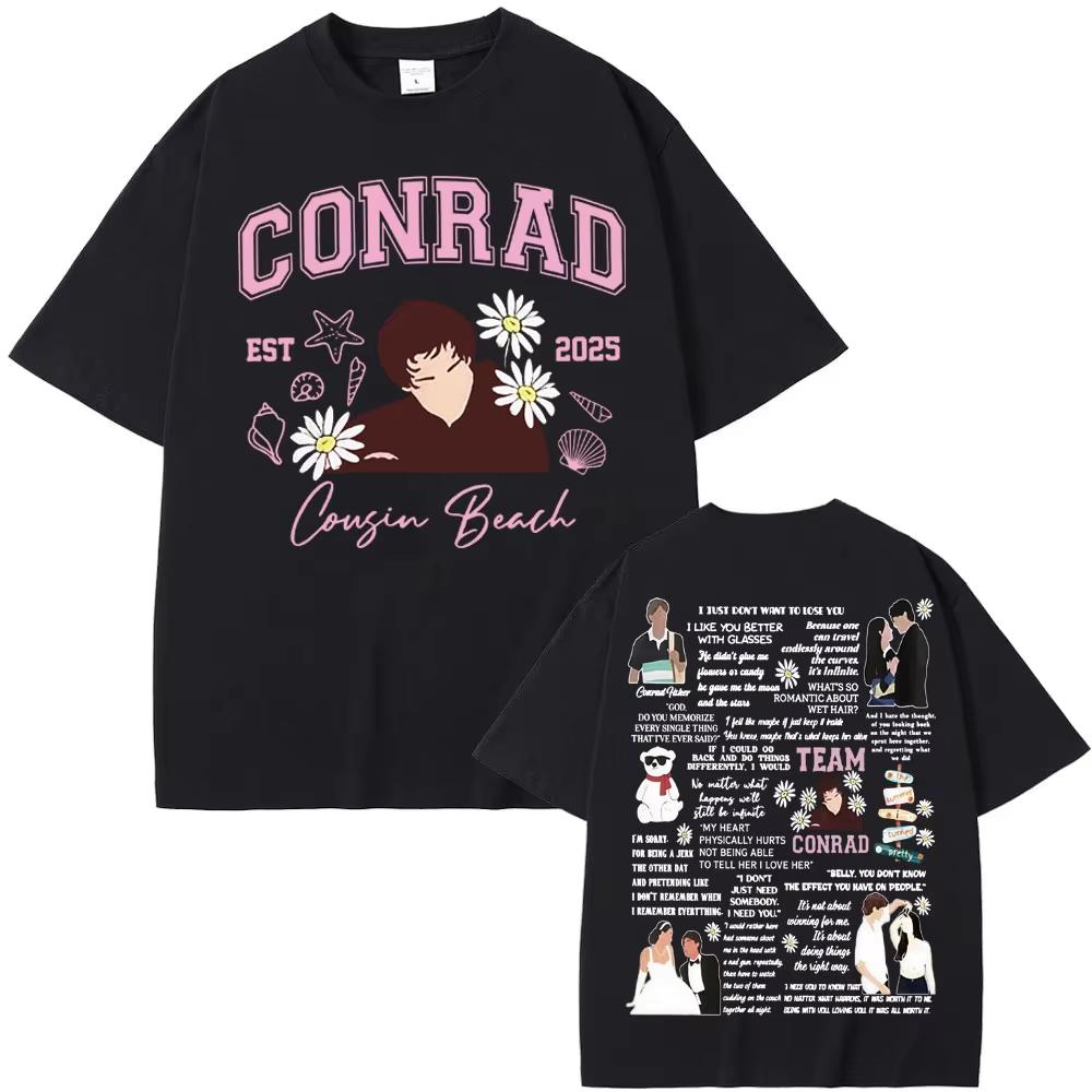 Team Conrad Cousins Beach Movie Y2k T Shirt The Summer I Turned Pretty Conrad Fisher T-shirts Men Women T-shirt S