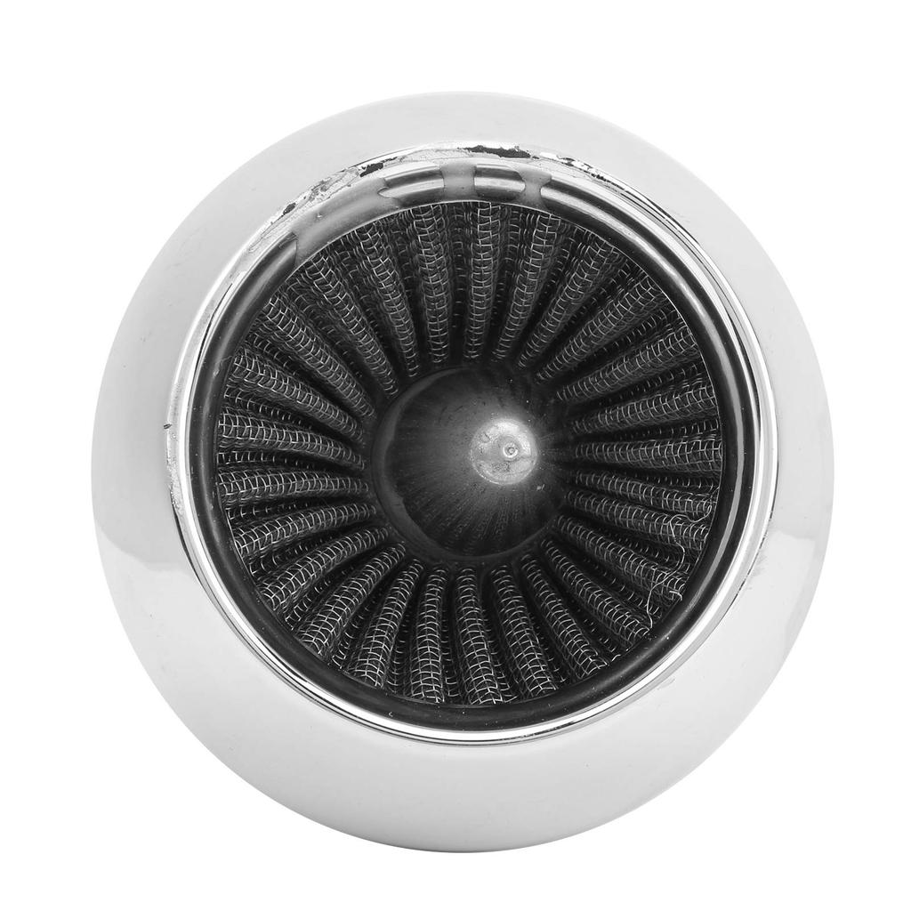 Luftfilter Kraftstoff , Universeller versilberter Luftfilter für Motorrad ATV Dirt Bike