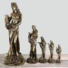 Greek Goddess of Wealth Statue: Lucky Decoration for Desk or Office
