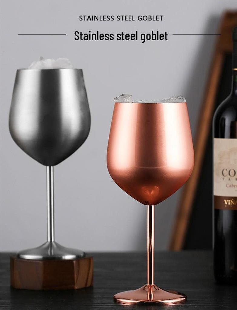 304 Stainless Steel Stemmed Wine and Cocktail Glass