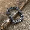 Punk Norse Pirate Skulls Bracelets Men's Charm Adjustable Antique Stainless Steel Chain Bangles Cyberpunk Jewelry Vikings Gifts
