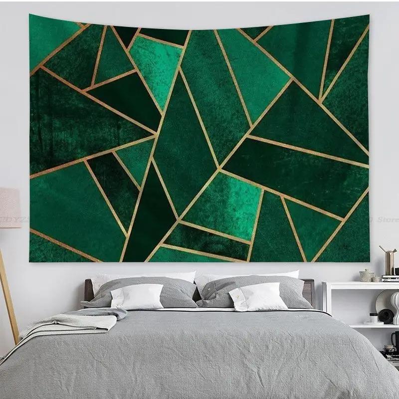 Geometric Pattern Colorful Tapestry Office Living Room Tapestry Home Wall Decoration Tapestry