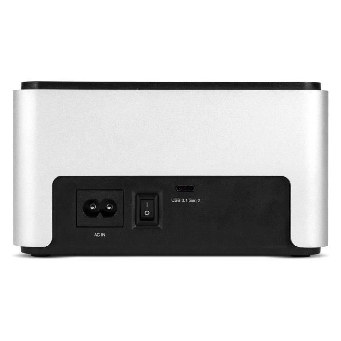 USB-C Dual Drive Dock - OWC - Drive Dock - USB-C - Black - For 2.5" / 3.5" Hard Drives