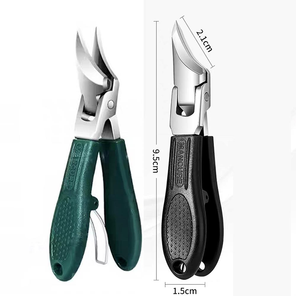 Slanted Mouth Clippers Stainless Nail Groove Clippers Large Opening Nail Clippers For Nail Salon Home Use