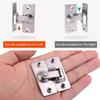 Door Lock Guard Latch Bolt 90 Degree Steel Toggle Latch Sliding Barn Door Lock Wine Cabinet Closet Right Angle Lock
