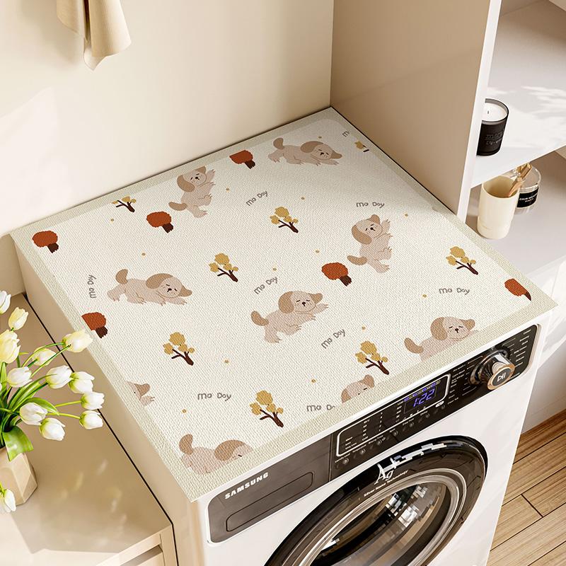 

Пилозахисний килимок для пральної машини, абсорбуючий килимок з діатомової землі, не потребує прання, захист від сонця, протиковзкий для холодильника 50x50cm19.7x19.7in