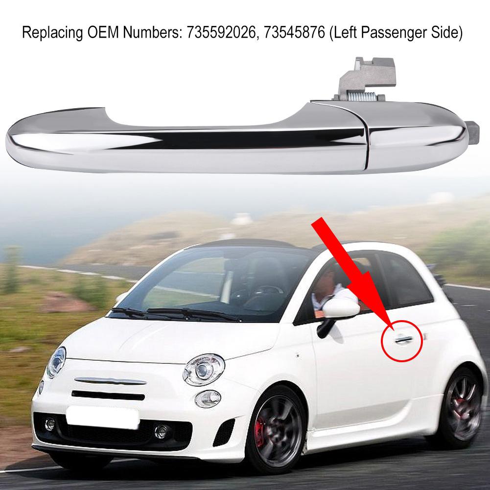 Right Hand Drive Left Passenger Side Outer Door Handle for Fiat 500 735592026 73545876